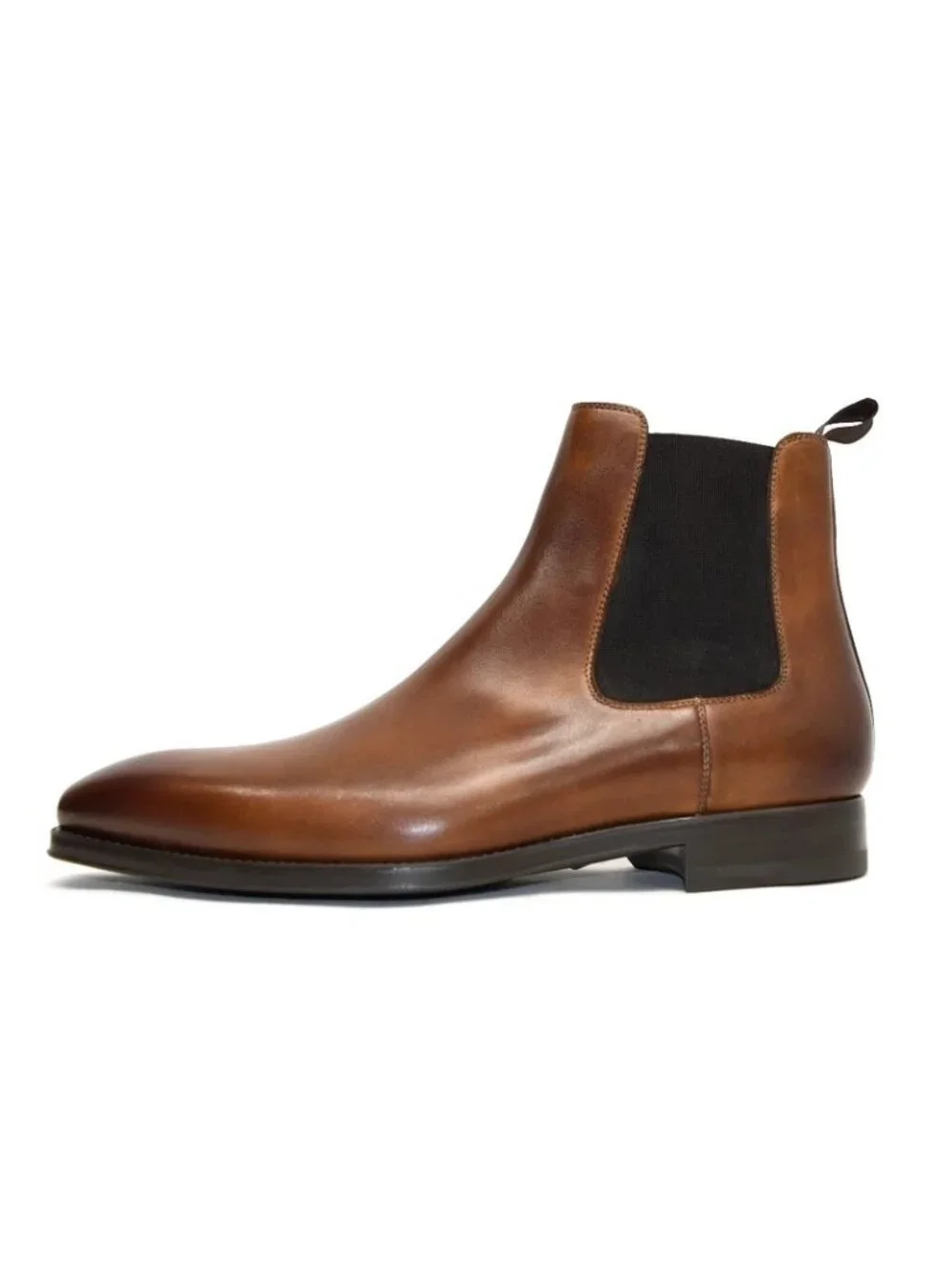 New! Magnanni Burlo Chelsea Boots 24199 Cognac 9.5 US M DD466A